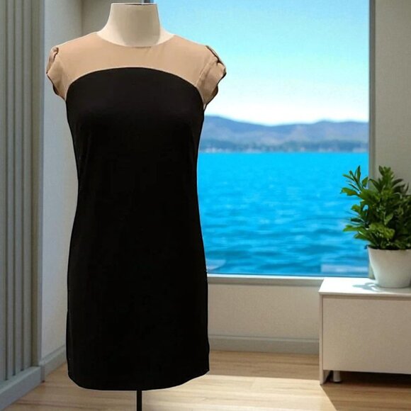 Vince Camuto Color-Block Shift Dress - Picture 1 of 10